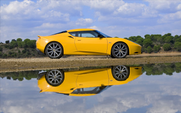 Картинка lotus evora 2011 автомобили авто вода