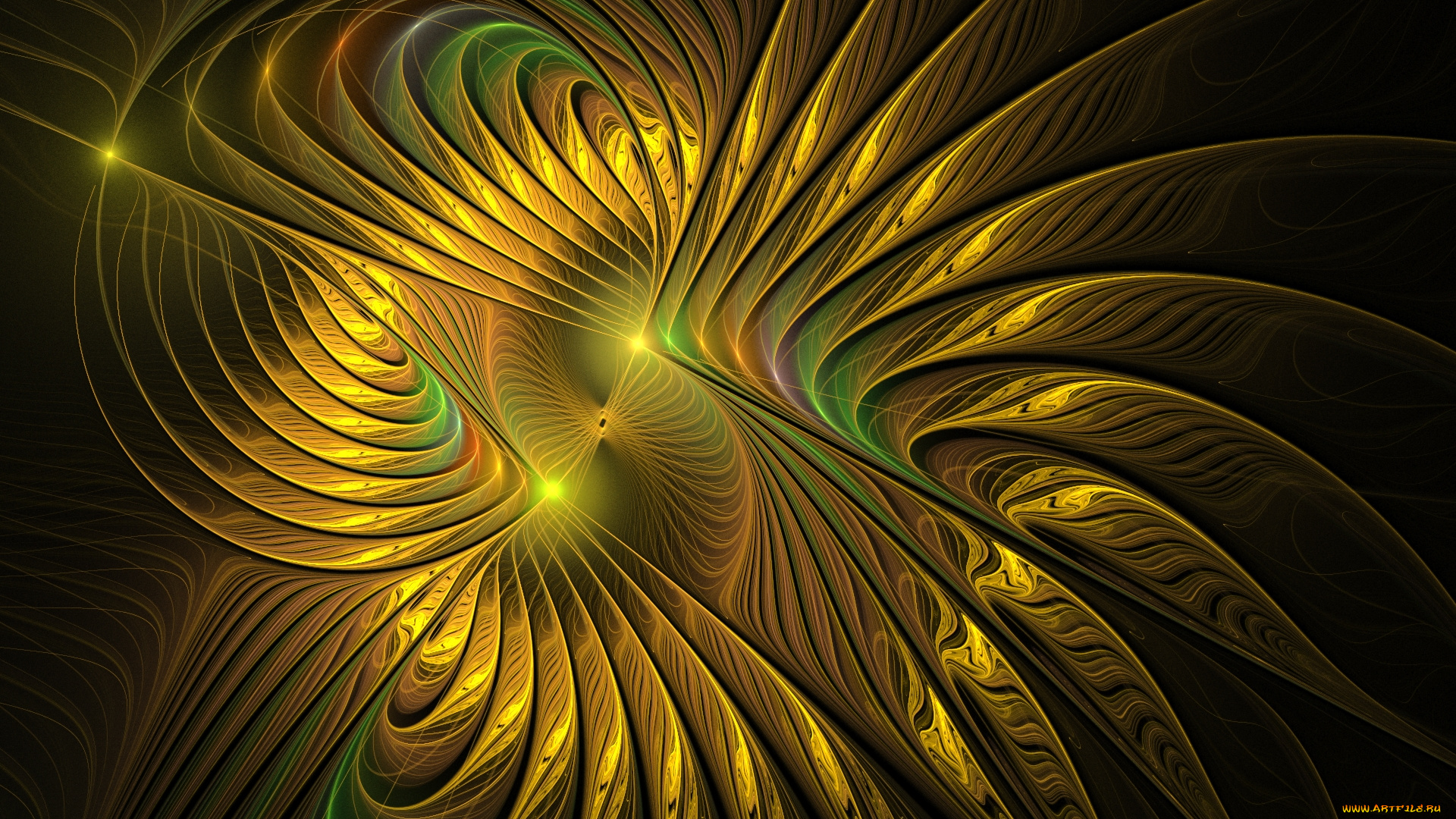 3д, графика, fractal, фракталы, фон, цвет, узор