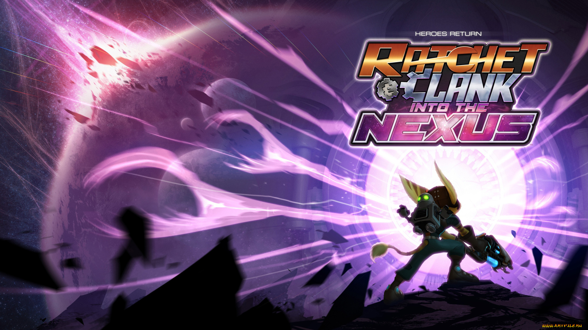 ratchet, clank, into, the, nexus, видео, игры, оружие, хвост, уши