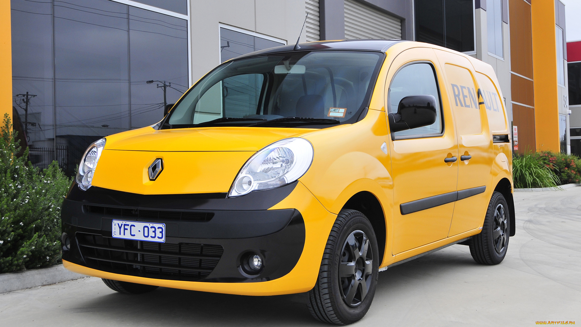 автомобили, renault, au-spec, van, kangoo, желтый