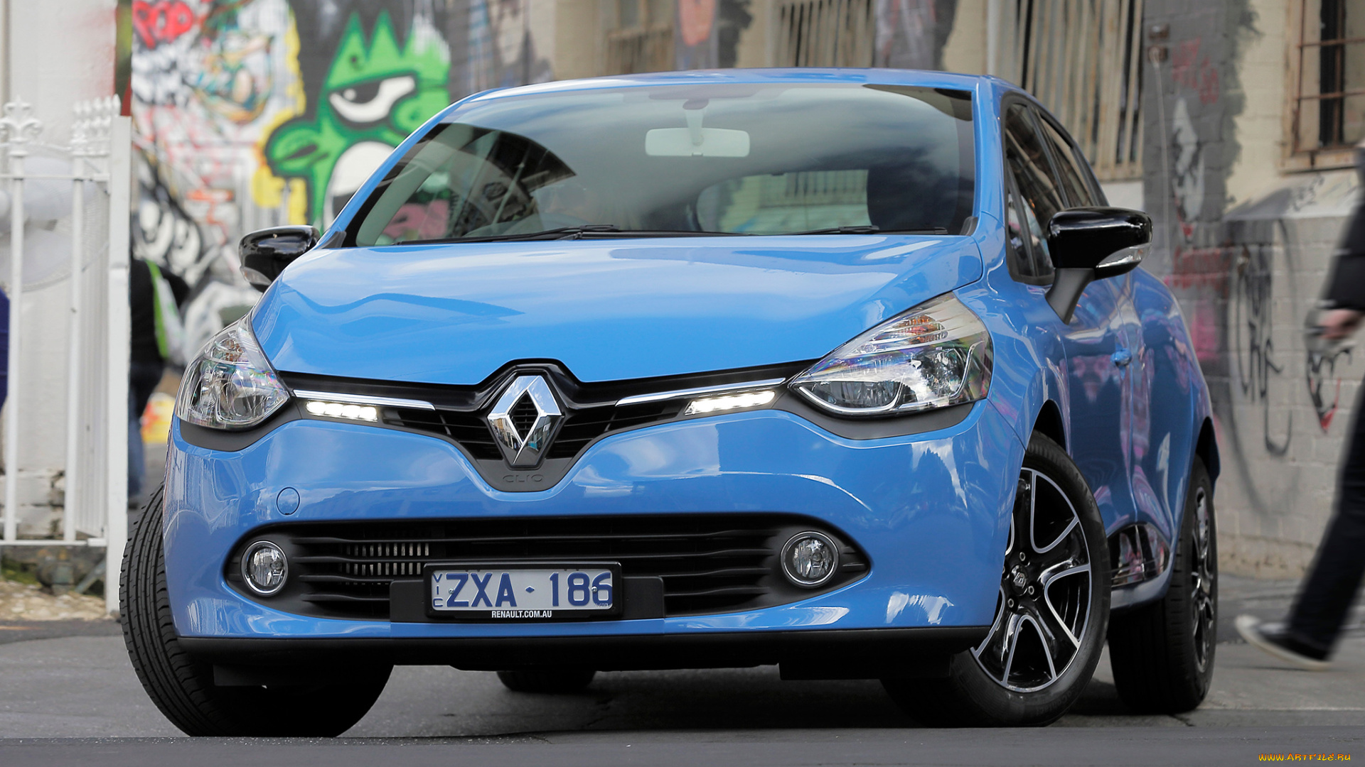 автомобили, renault, clio, au-spec, 2013г, синий