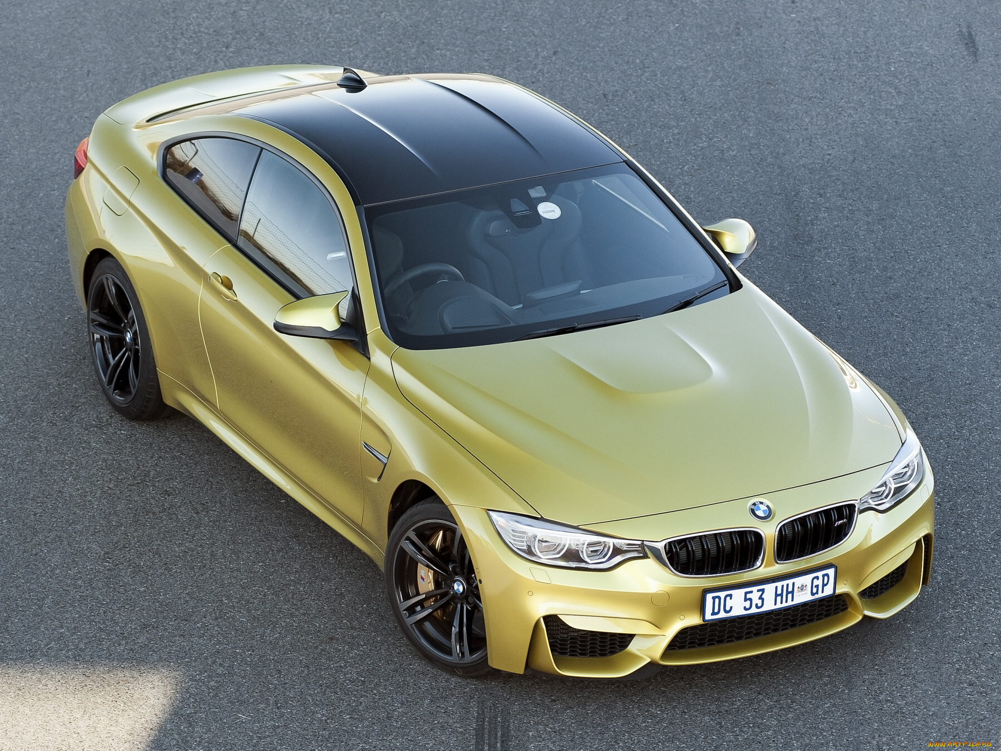 автомобили, bmw, coupе, m4, желтый, 2014г, f82, za-spec