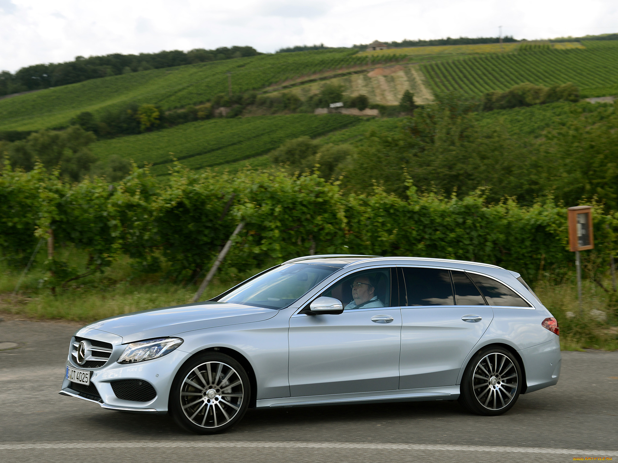 автомобили, mercedes-benz, c, 250, amg, line, estate, s205, 2014г