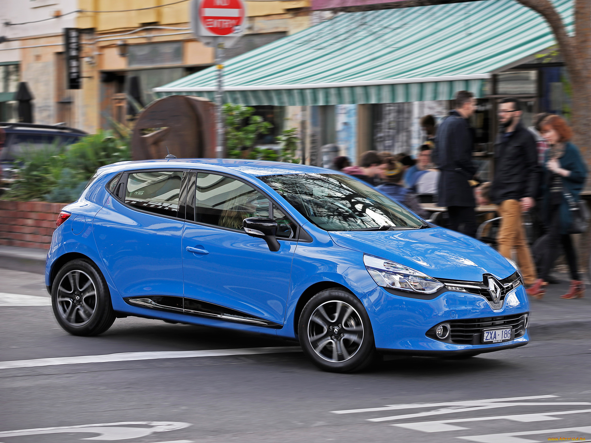 автомобили, renault, clio, au-spec, 2013г, синий