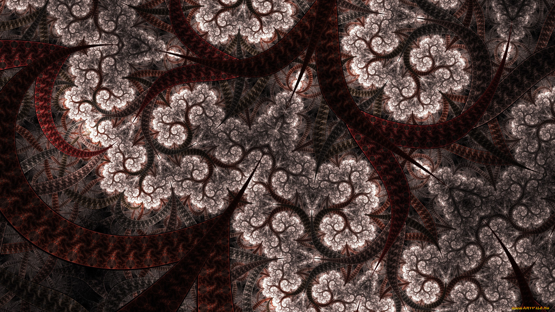 3д, графика, фракталы, , fractal, цвета, фон, узор