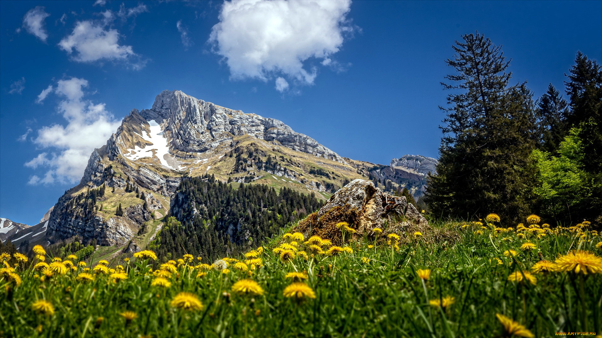 altmann, mountain, switzerland, природа, горы, altmann, mountain