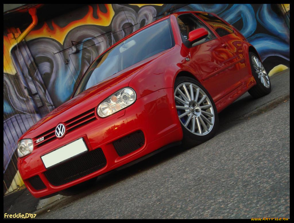 volkswagen, golf, r32, автомобили