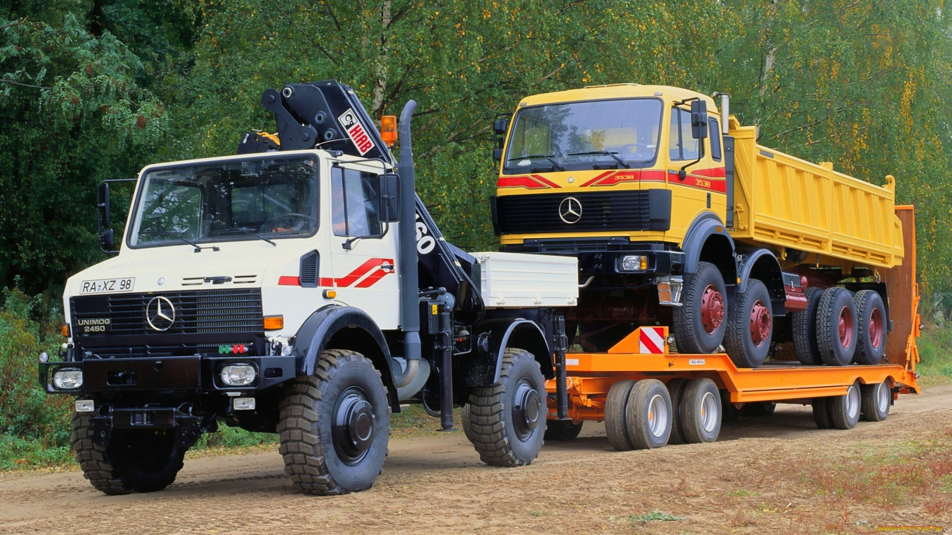 Мерседес Unimog u500 салон