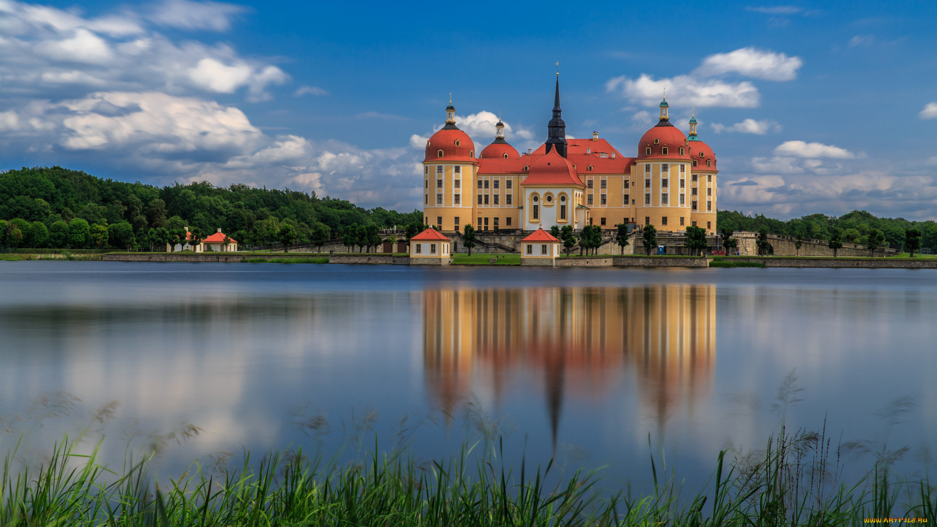 moritzburg, castle, , germany, города, замок, морицбург, , германия, отражение, замок, морицбург, germany, вода, moritzburg, castle