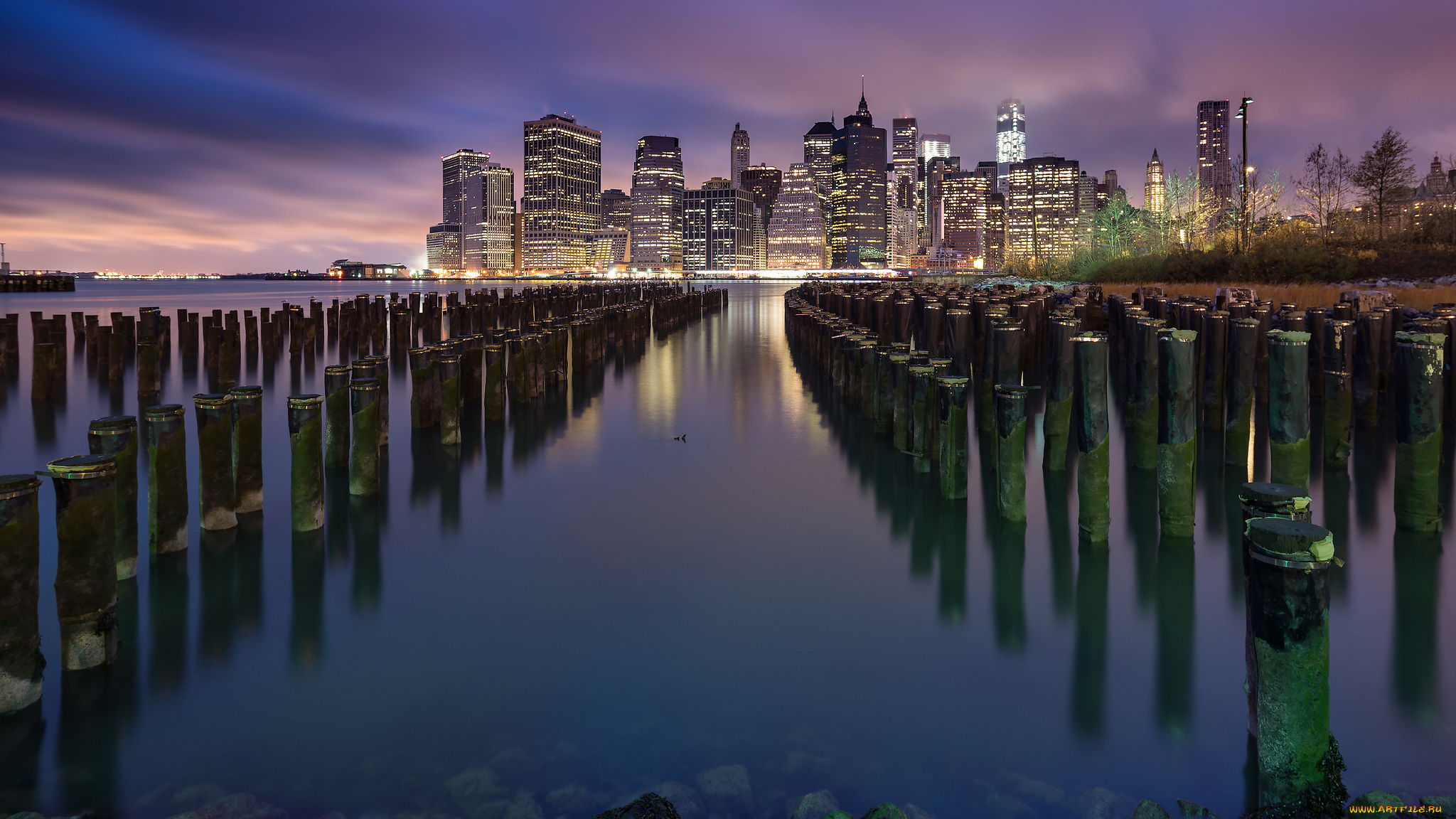 города, нью-йорк, , сша, brooklyn, bridge, park, нижний, манхэттен, здания, небоскребы, огни, lower, manhattan, east, river, нью-йорк, usa, new, york, река, вечер, город, ист-ривер