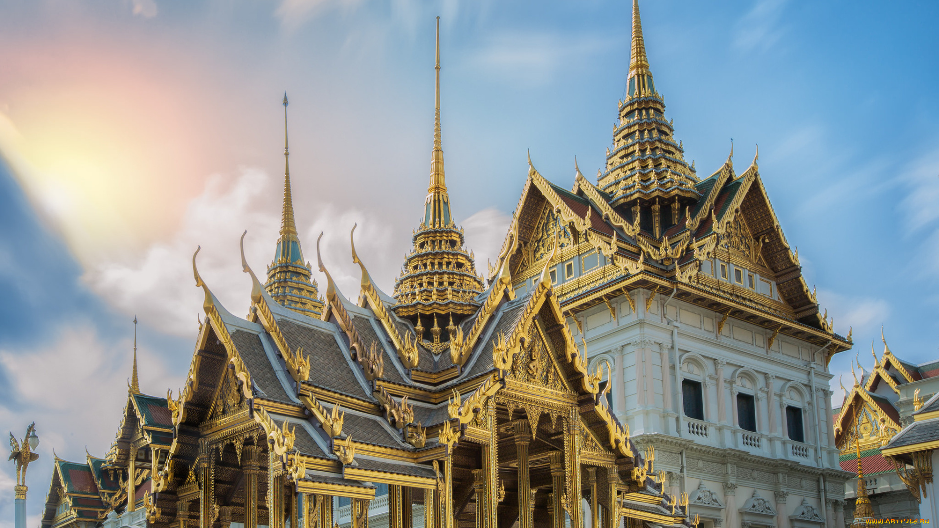 bangkok, города, -, буддийские, и, другие, храмы, храм, восток, религия