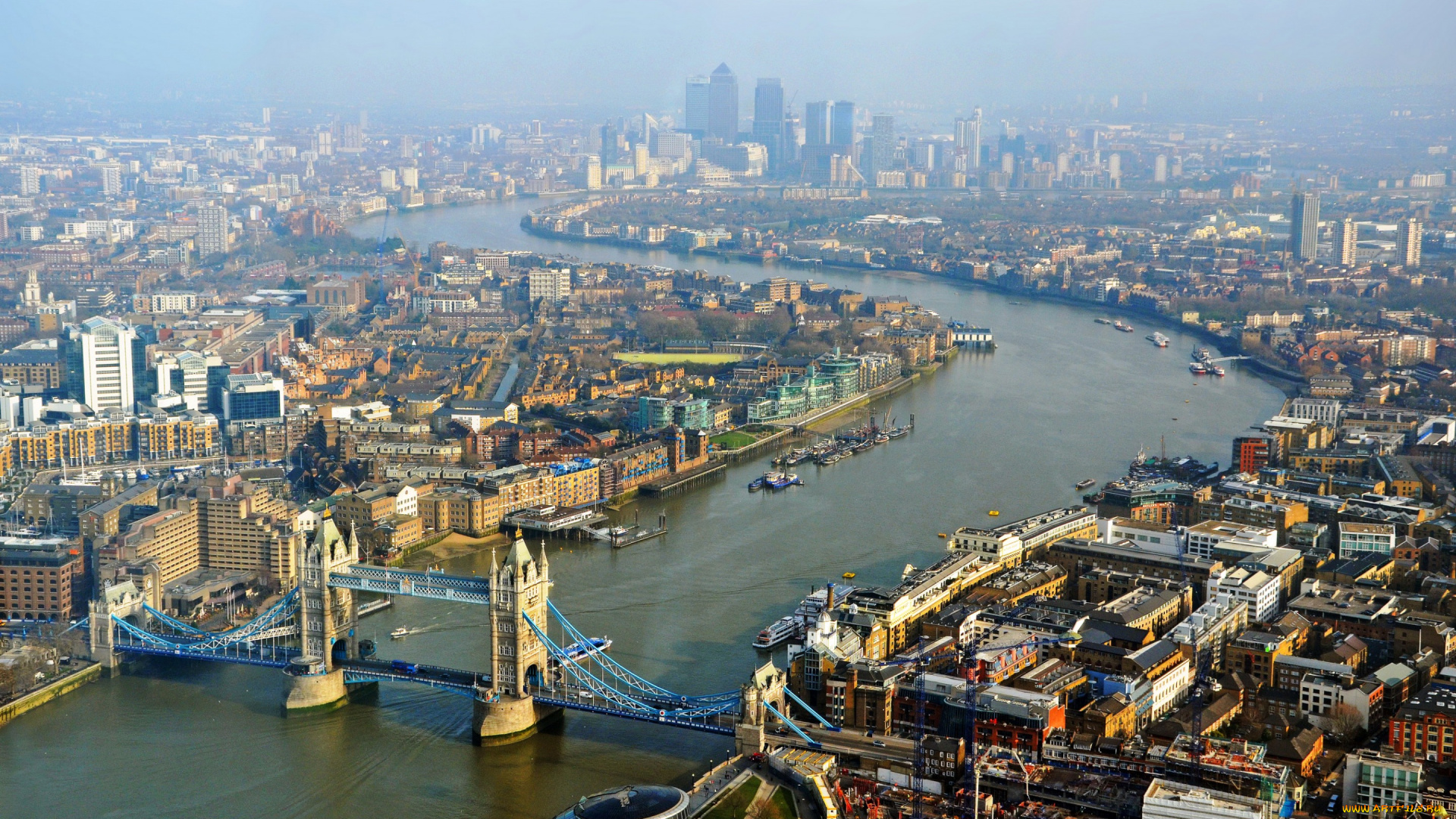 города, лондон, , великобритания, тауэрский, мост, темза, англия, лондон, london, панорама, река, tower, bridge