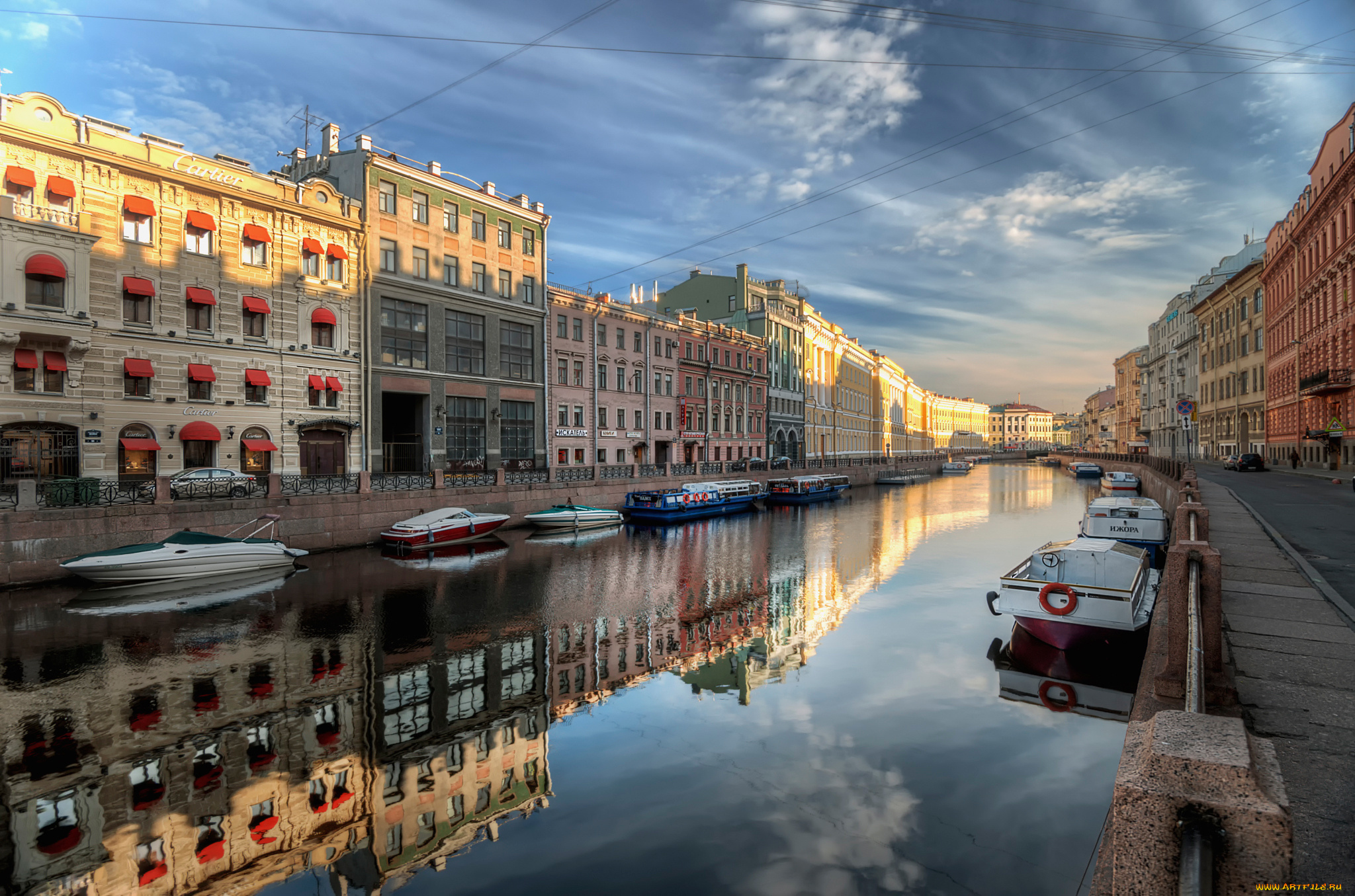 города, санкт-петербург, , петергоф, , россия, мойка, река, лето