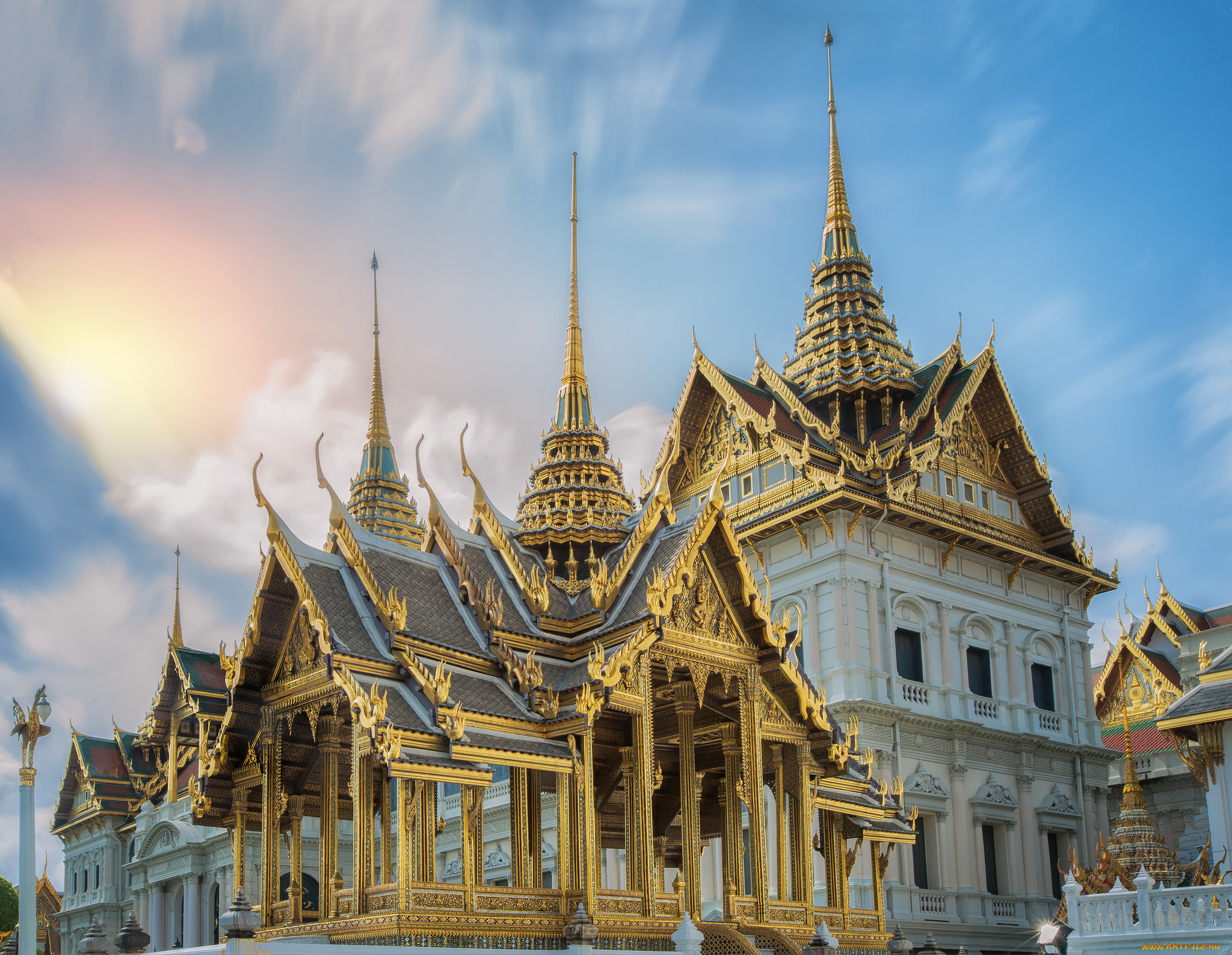 bangkok, города, -, буддийские, и, другие, храмы, храм, восток, религия