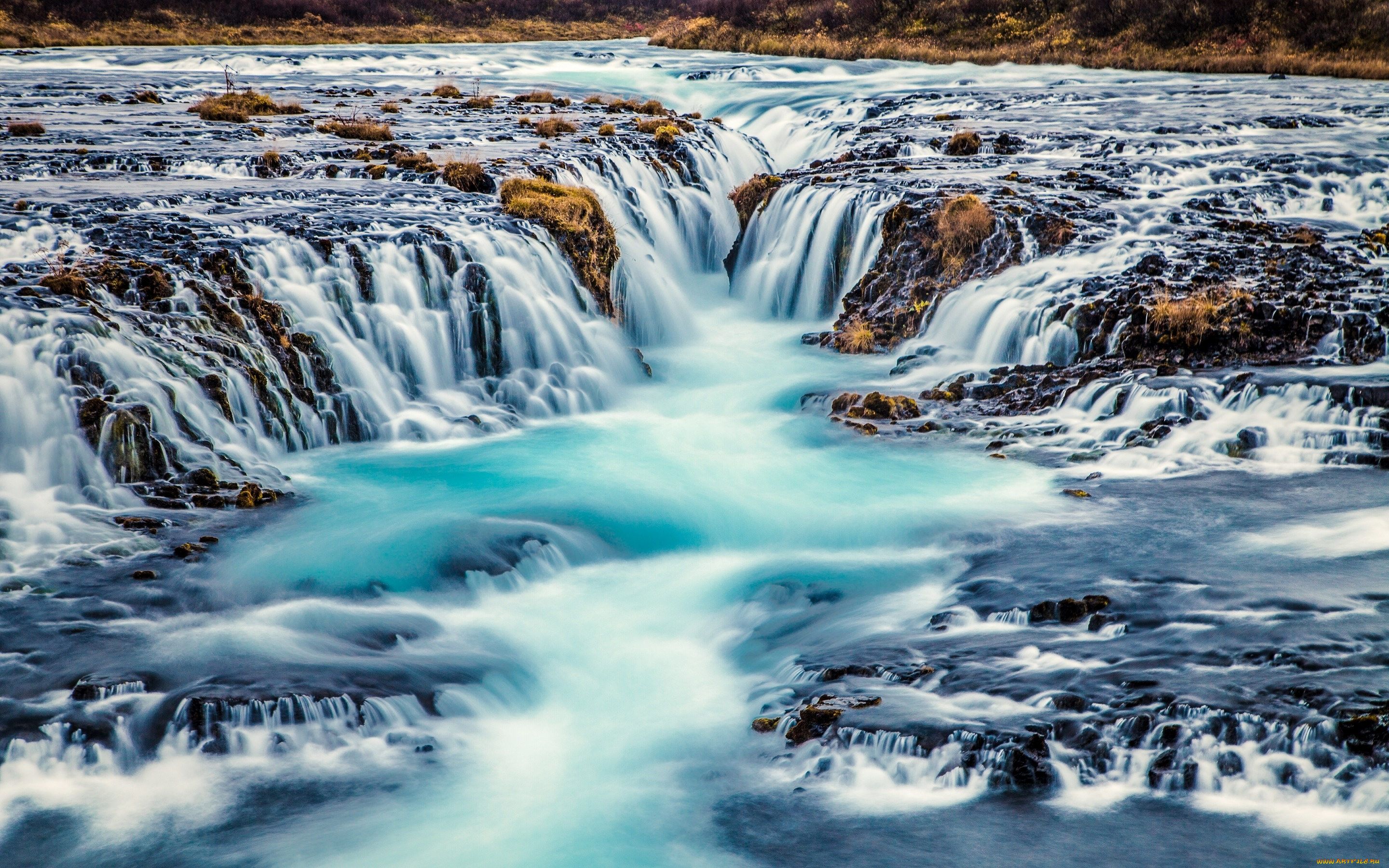 природа, водопады, каскад, река, водопад, исландия, iceland, arnessysla, bruarfoss