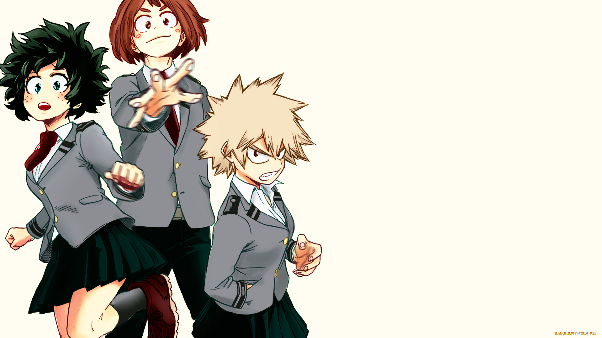 аниме, boku, no, hero, academia, моя, геройская, академия