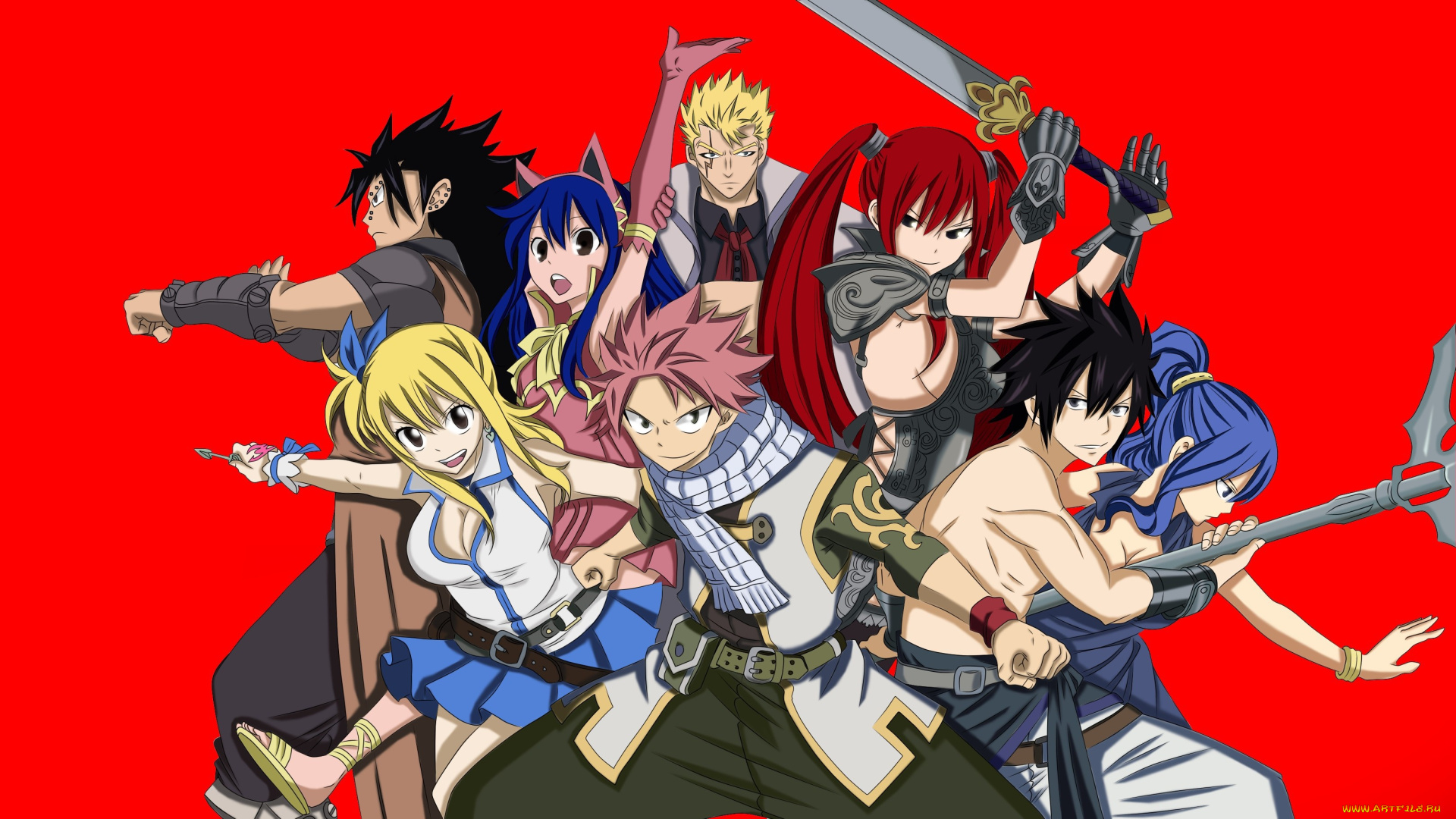 аниме, fairy, tail, fairy, tail