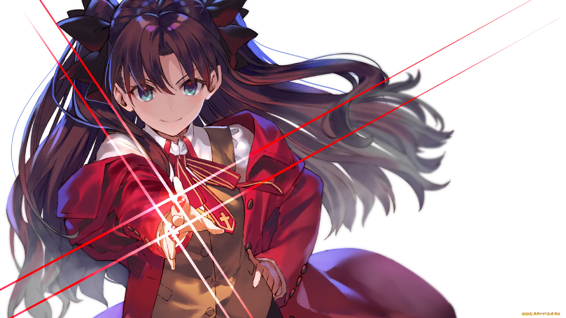 аниме, fate, stay, night, рин