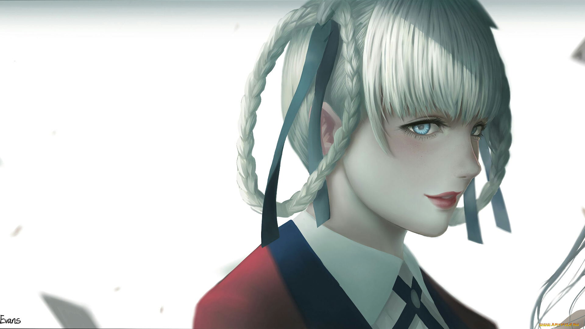 аниме, kakegurui, девушка