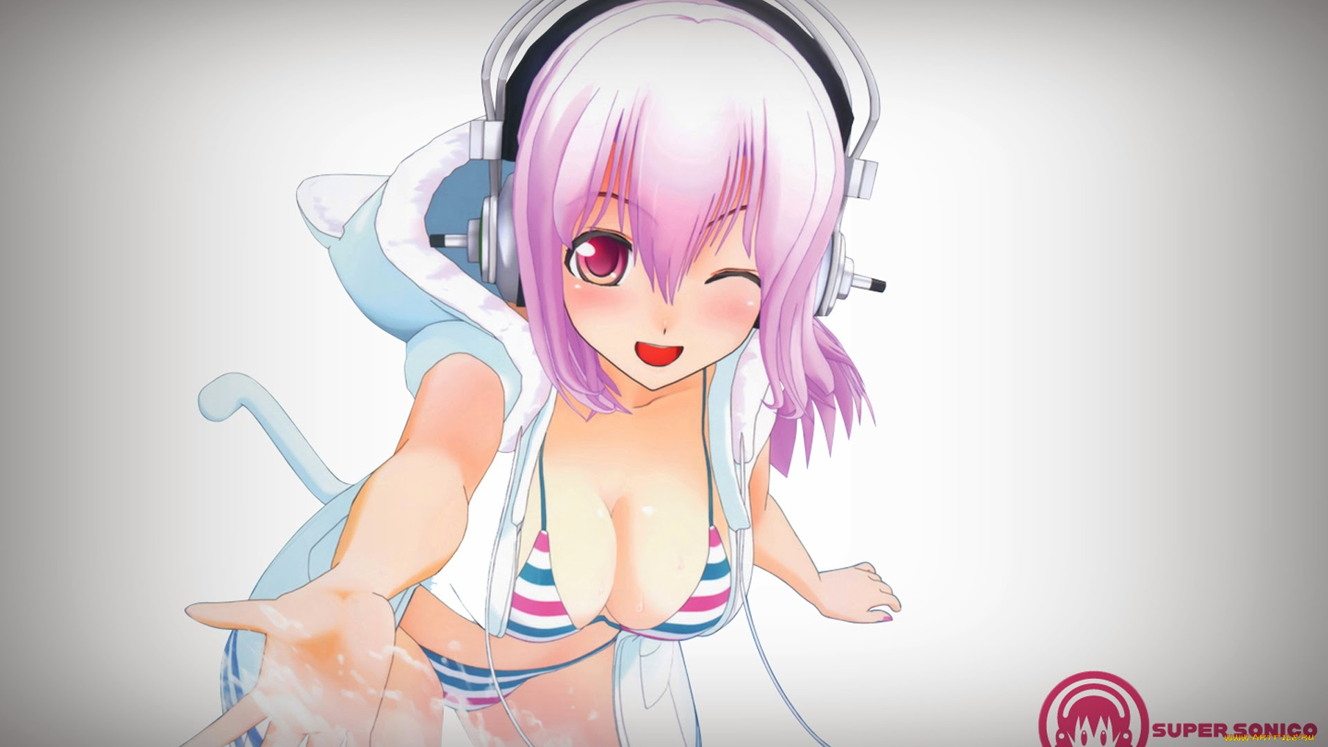 аниме, super, sonico, super, sonico