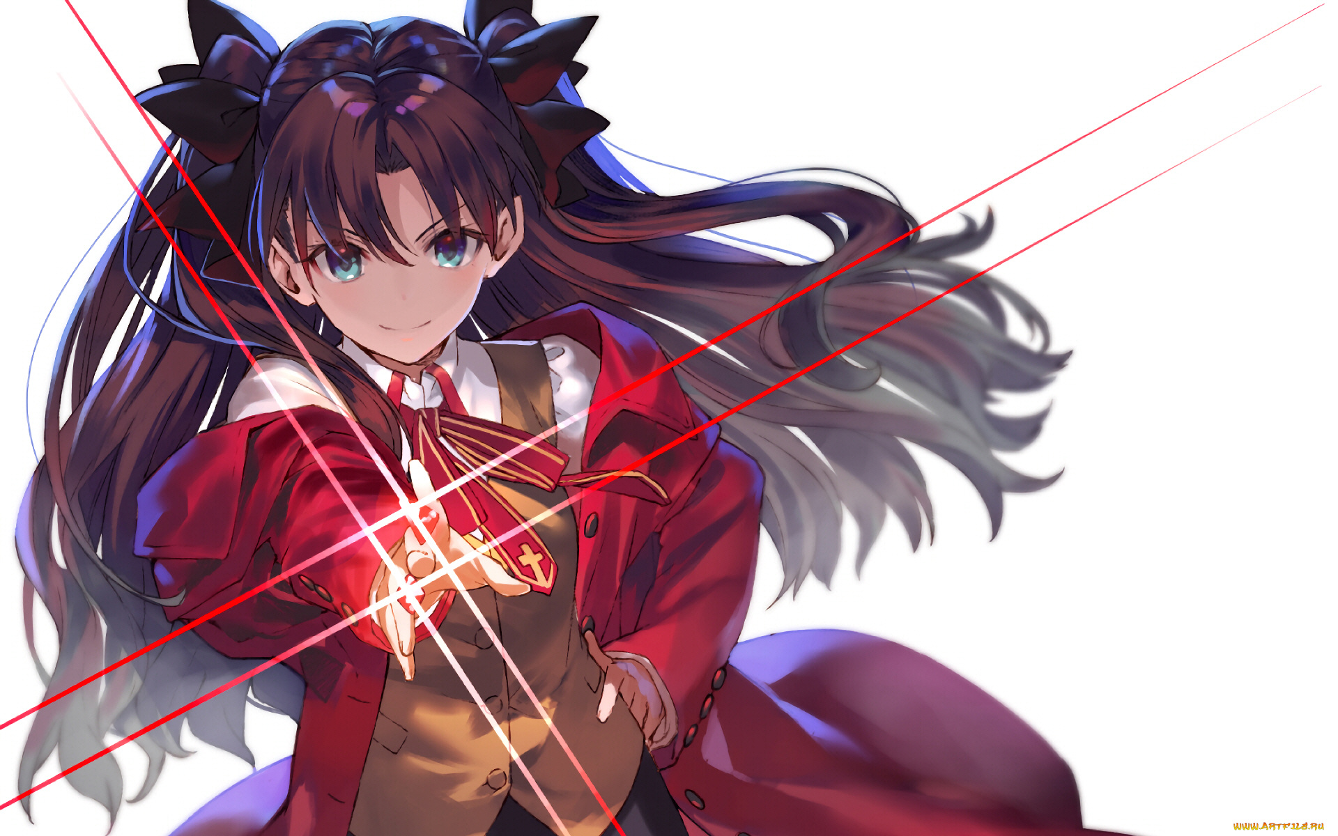 аниме, fate, stay, night, рин