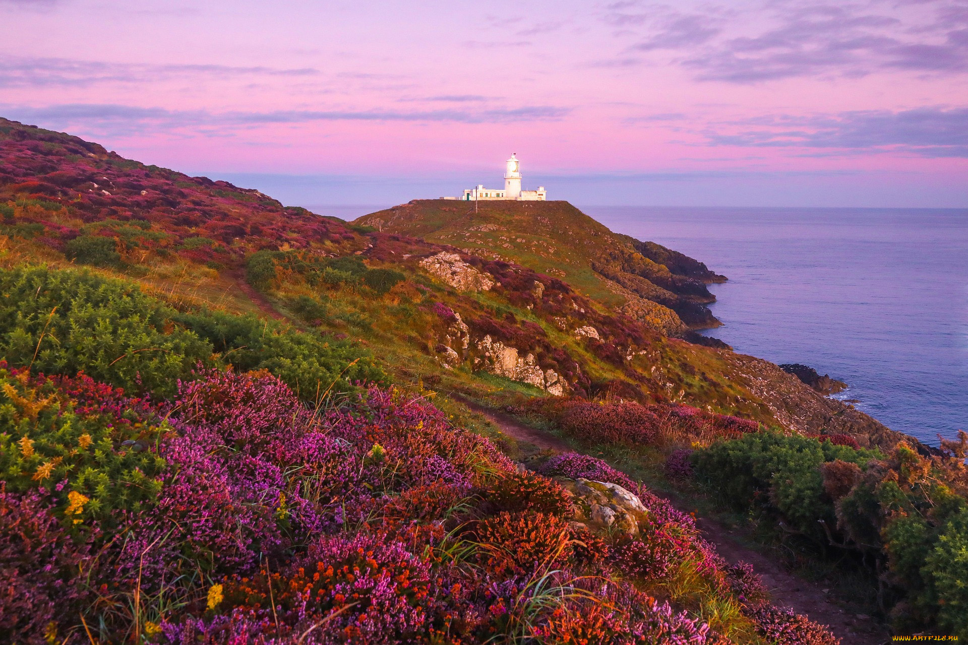 strumble, head, lighthouse, pembrokeshire, wales, природа, маяки, strumble, head, lighthouse