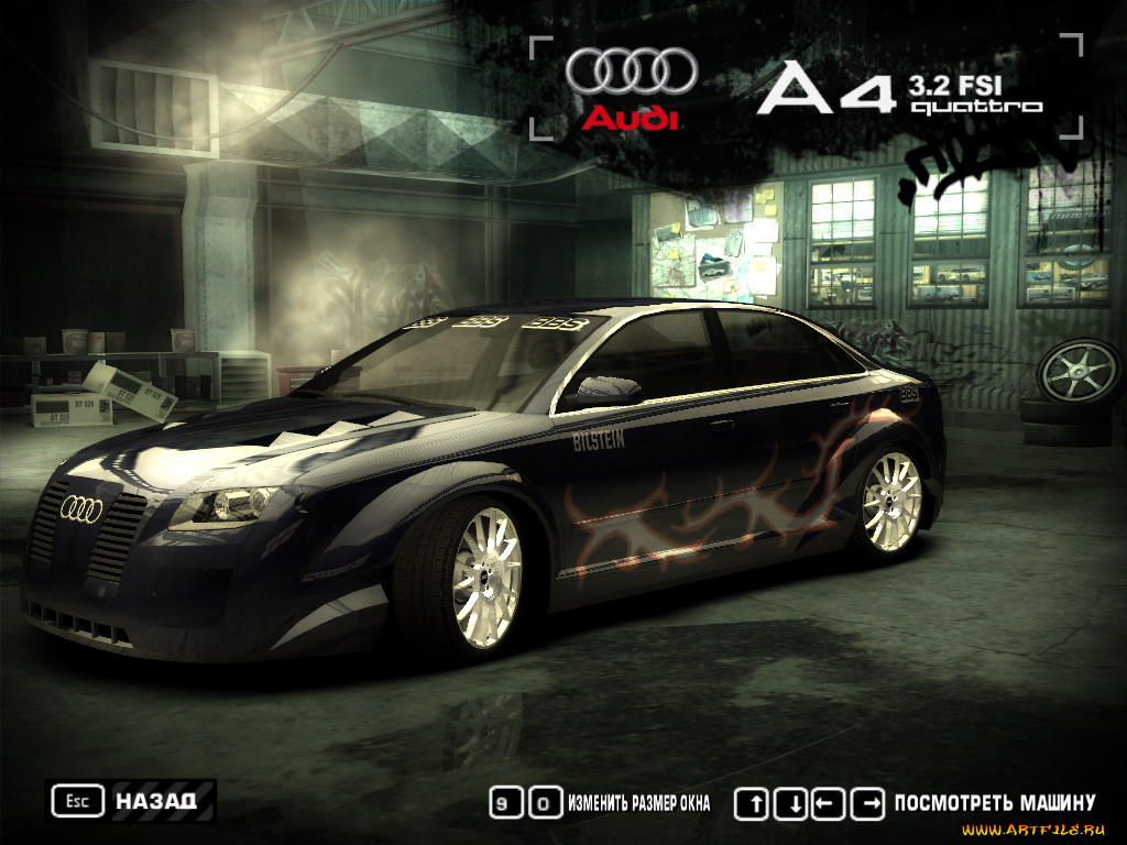 audi, a4, видео, игры, need, for, speed, most, wanted