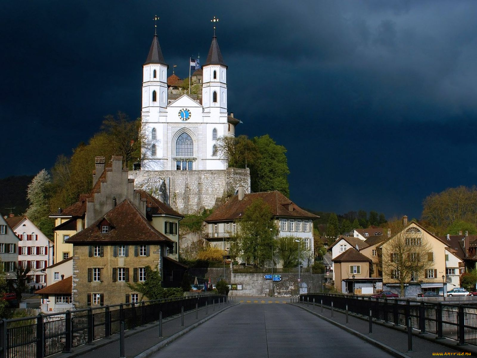 aarburg, switzerland, города, католические, соборы, костелы, аббатства