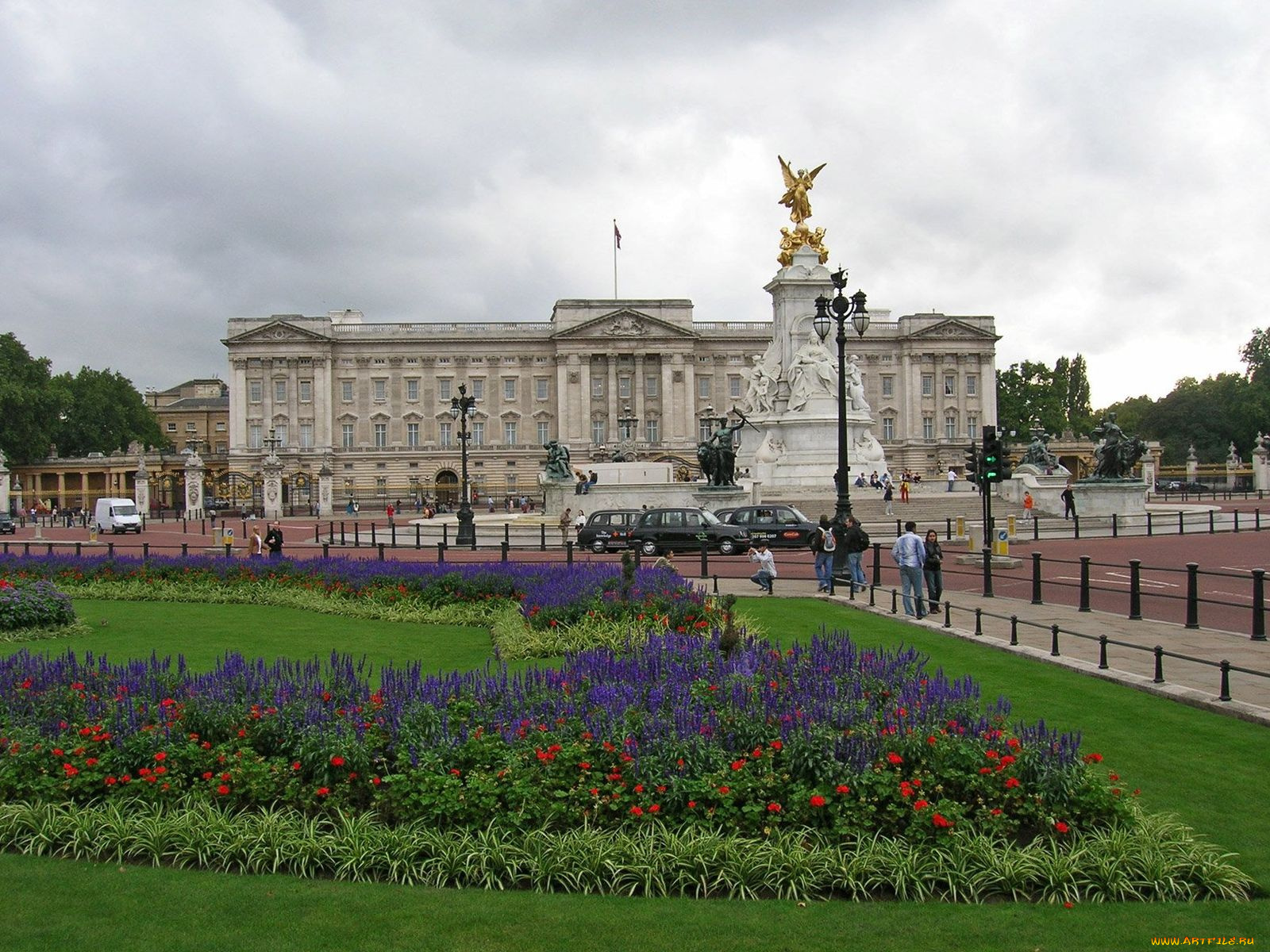 buckingham, palace, города, лондон, великобритания