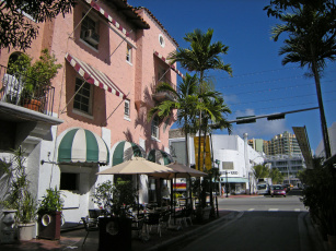 Картинка города улицы площади набережные сша флорида miami пальма