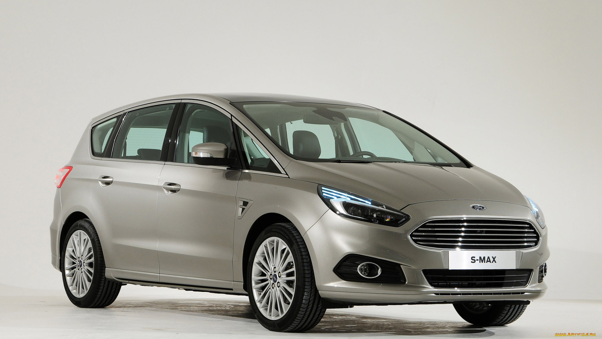 автомобили, ford, s-max, 2015г, серый