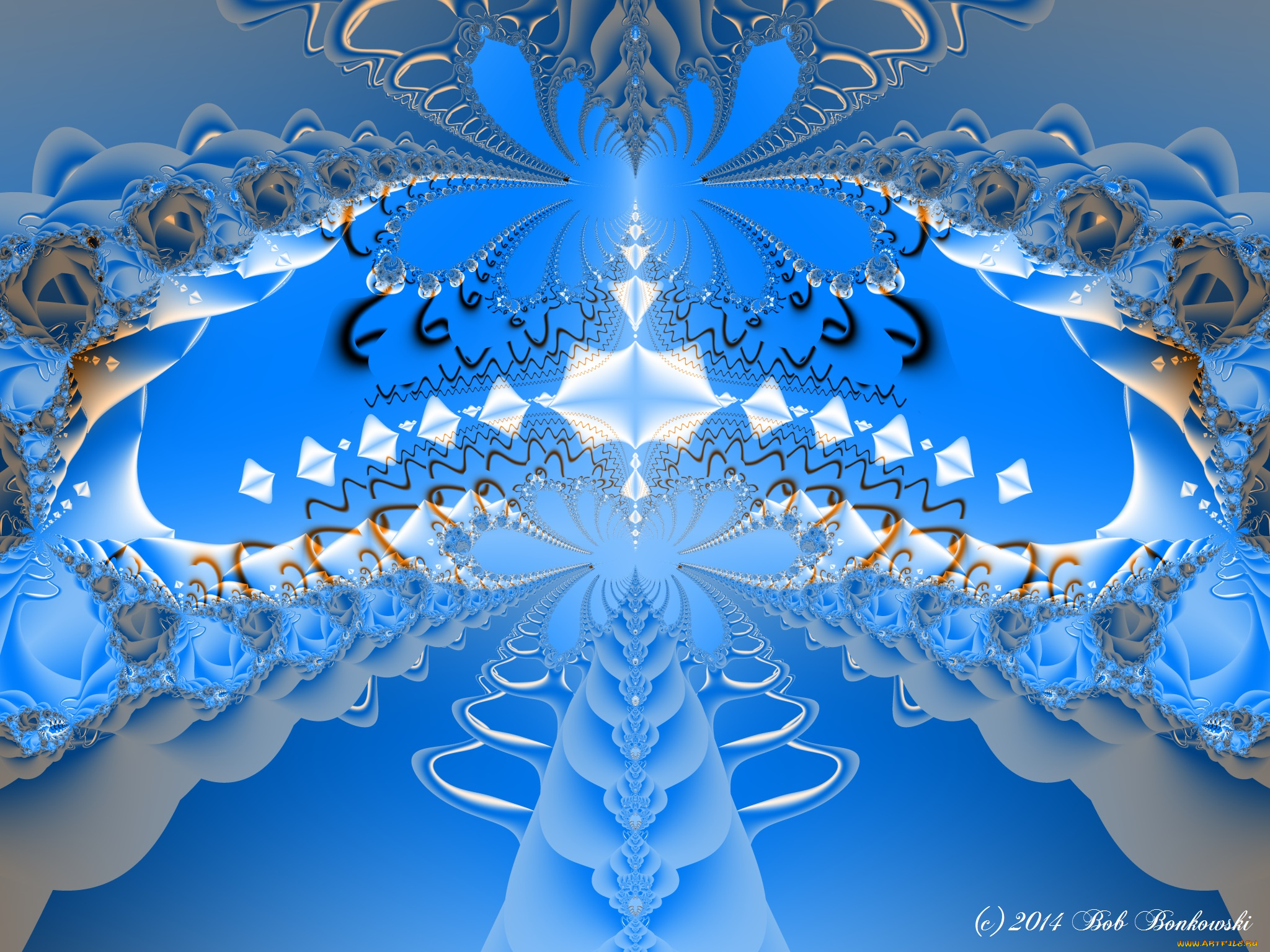 3д, графика, фракталы, , fractal, фон, цвета, узор