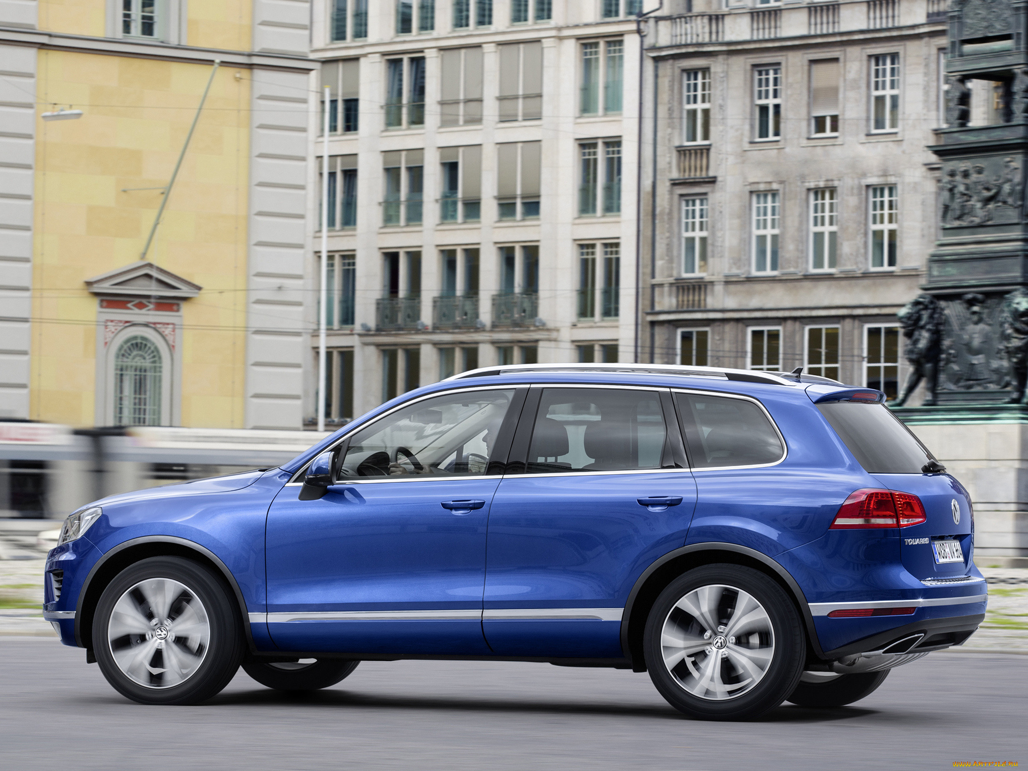 автомобили, volkswagen, синий, 2014г, tdi, touareg, v6