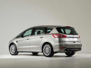 обоя автомобили, ford, s-max, 2015г, серый