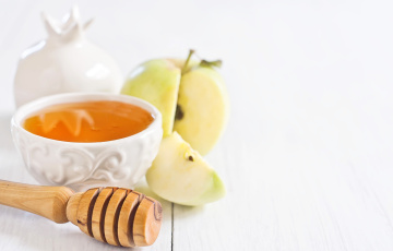 Картинка еда мёд +варенье +повидло +джем мед яблоки дольки сухие листики