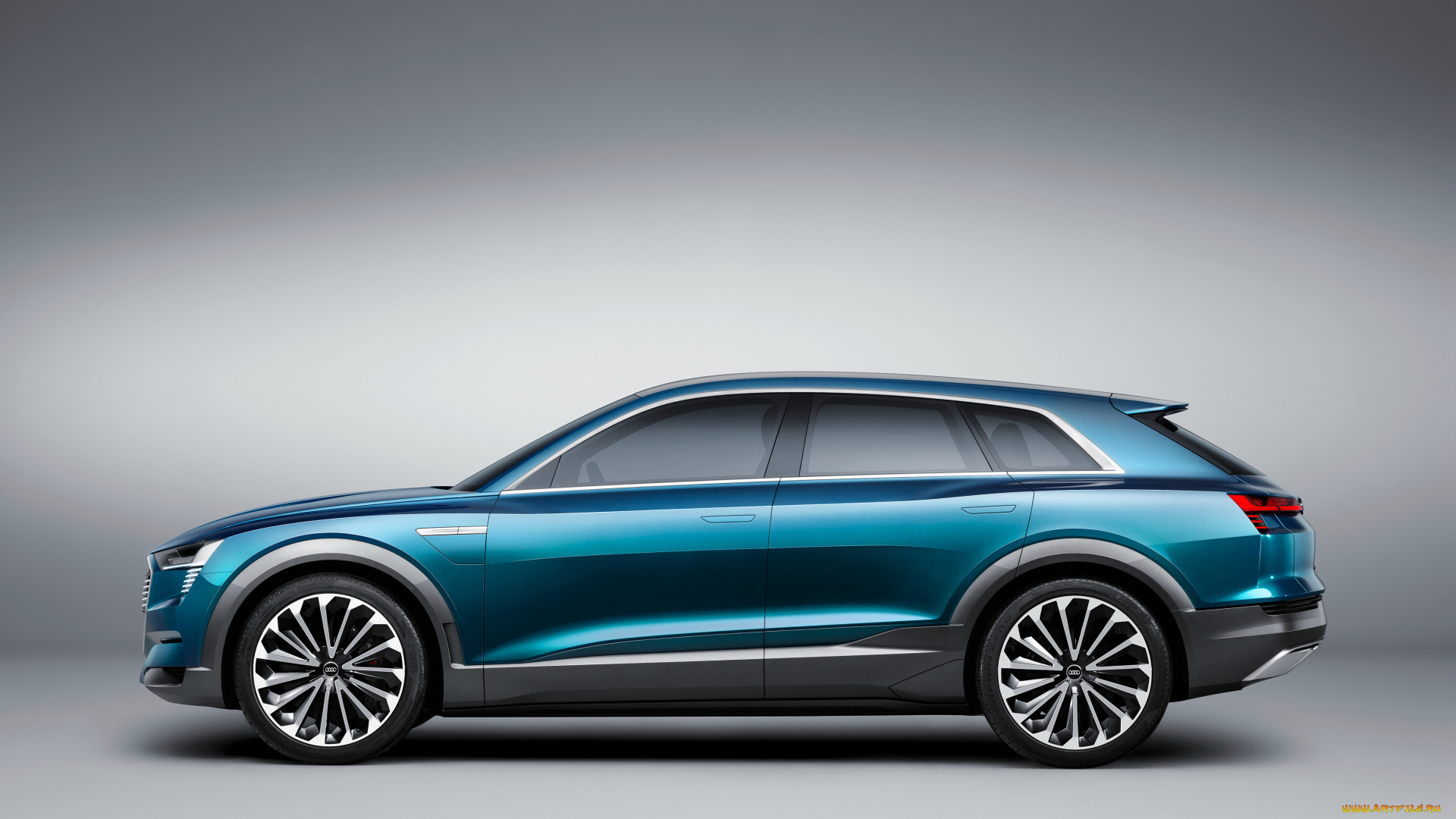 автомобили, audi, e-tron, 2015г, concept, quattro