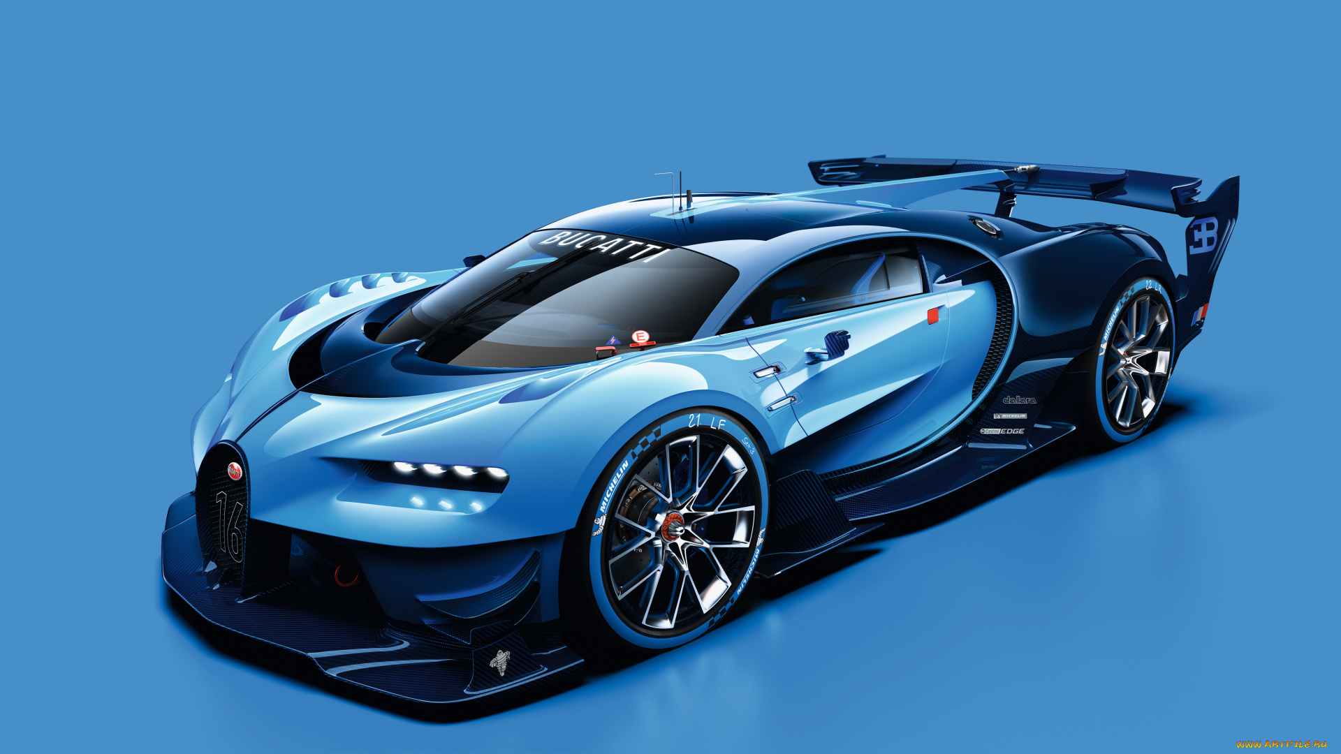 автомобили, bugatti, 2015г, gran, vision, turismo