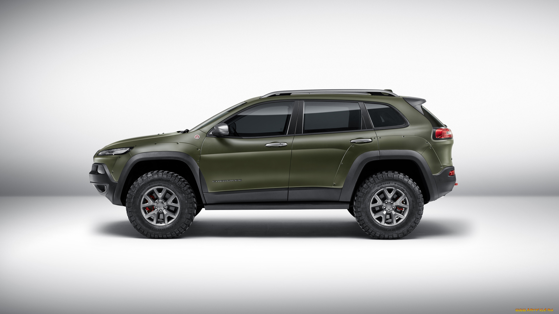 автомобили, jeep, concept, зеленый, kl, 2015г, krawler, cherokee