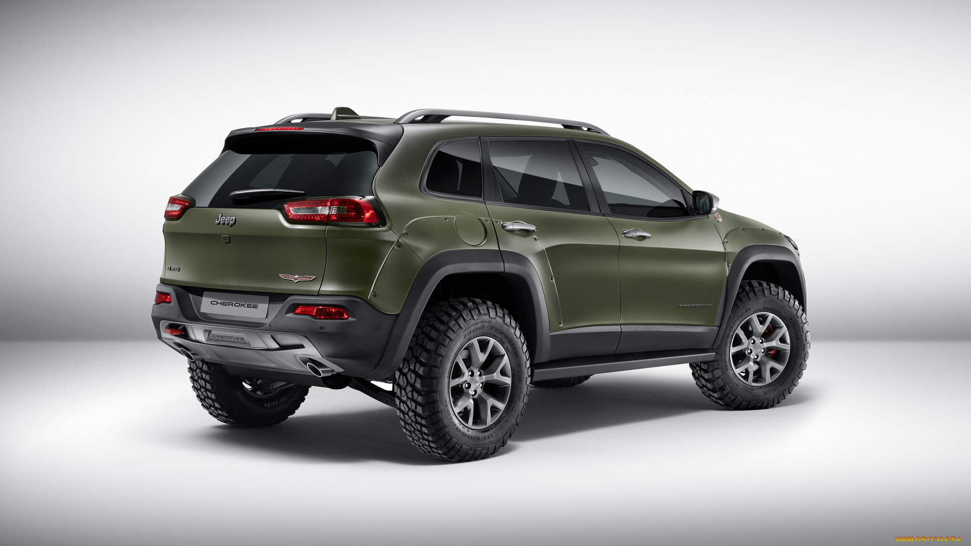 автомобили, jeep, kl, concept, krawler, зеленый, 2015г, cherokee