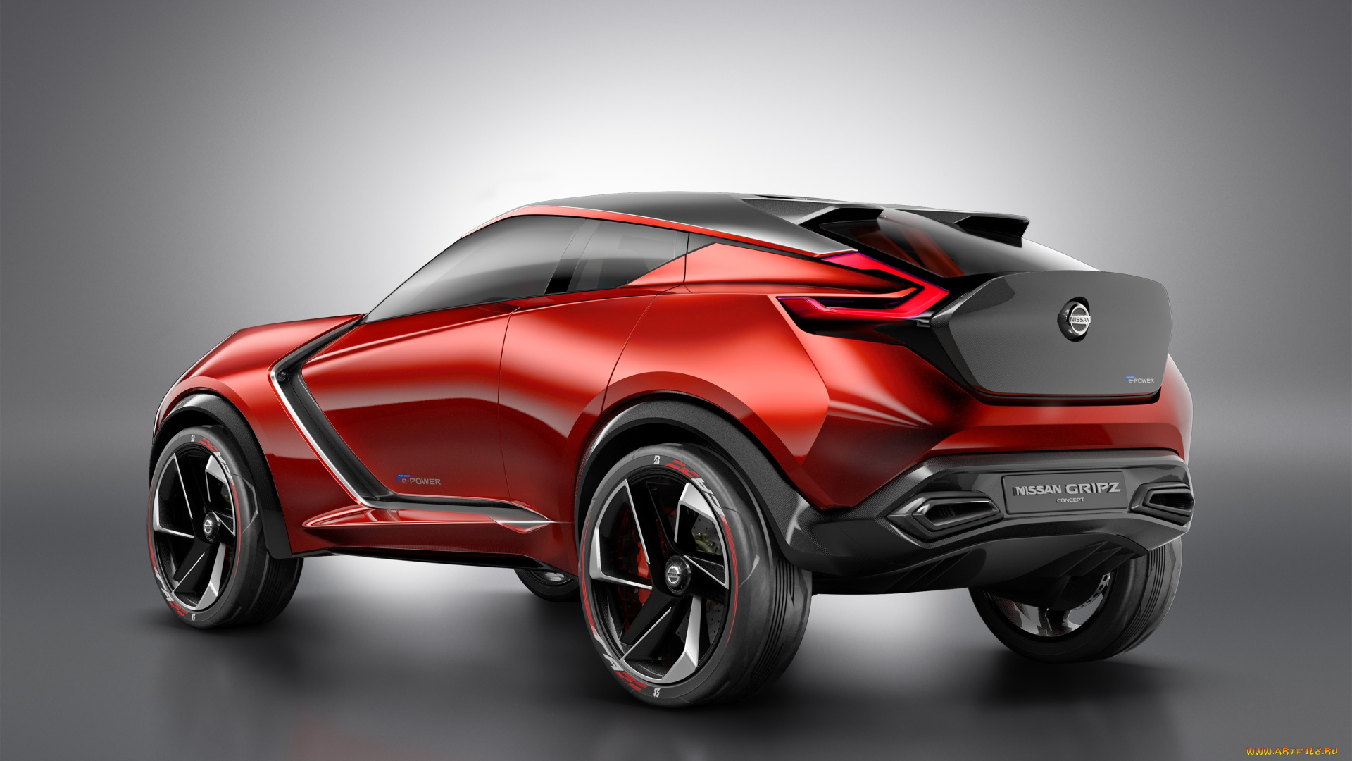 автомобили, nissan, datsun, 2015г, gripz, concept, красный