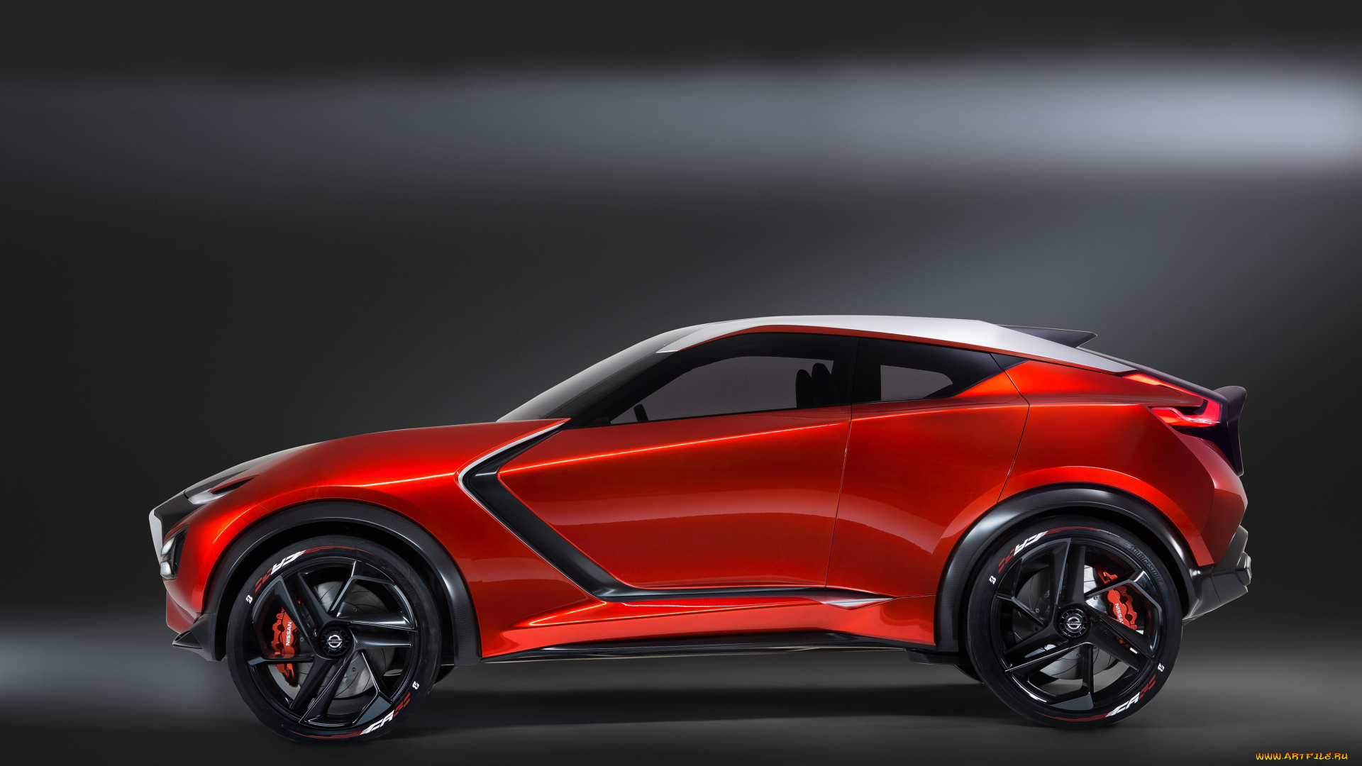 автомобили, nissan, datsun, concept, 2015г, красный, gripz