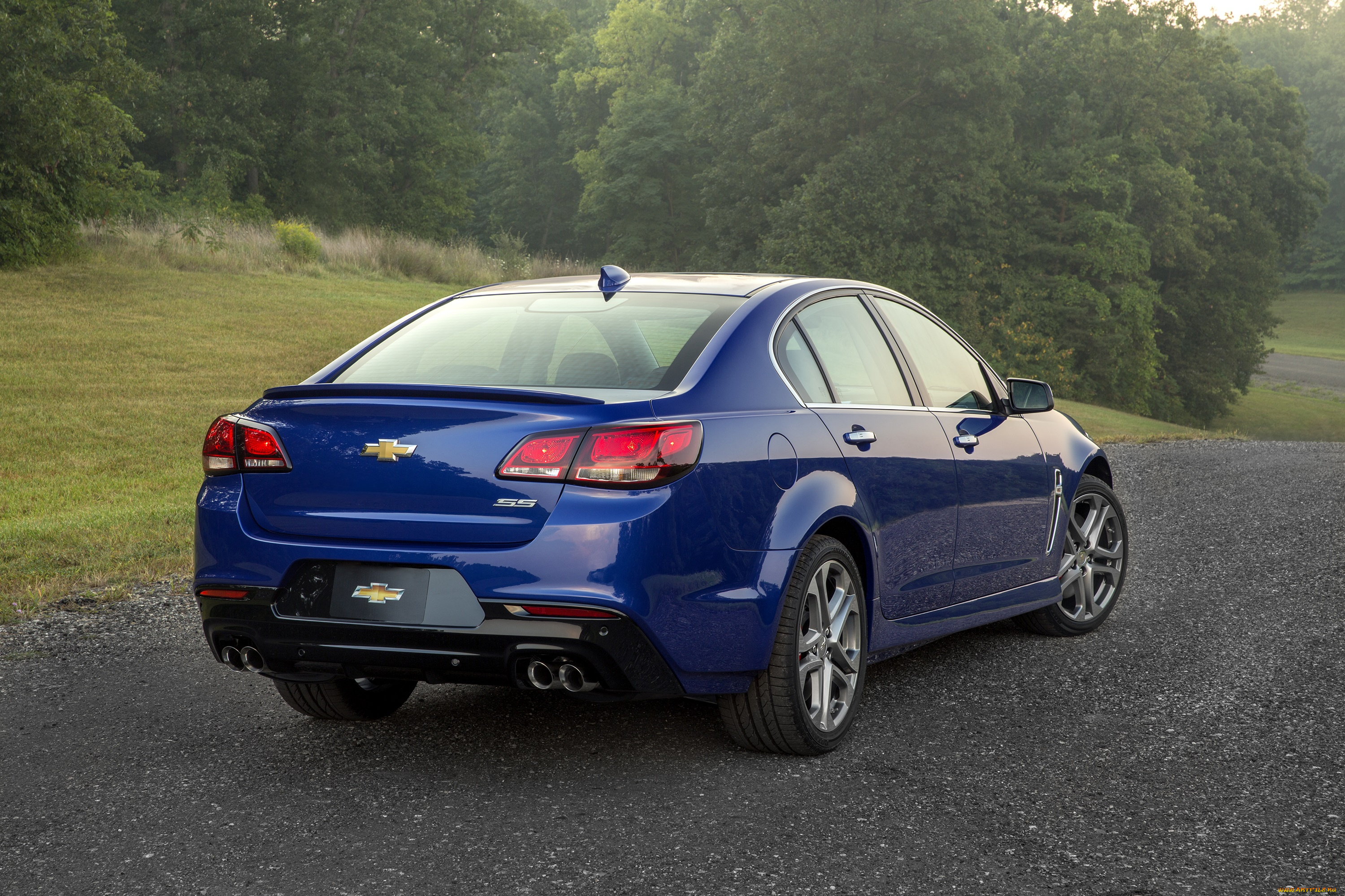 автомобили, chevrolet, синий, ss, 2016г