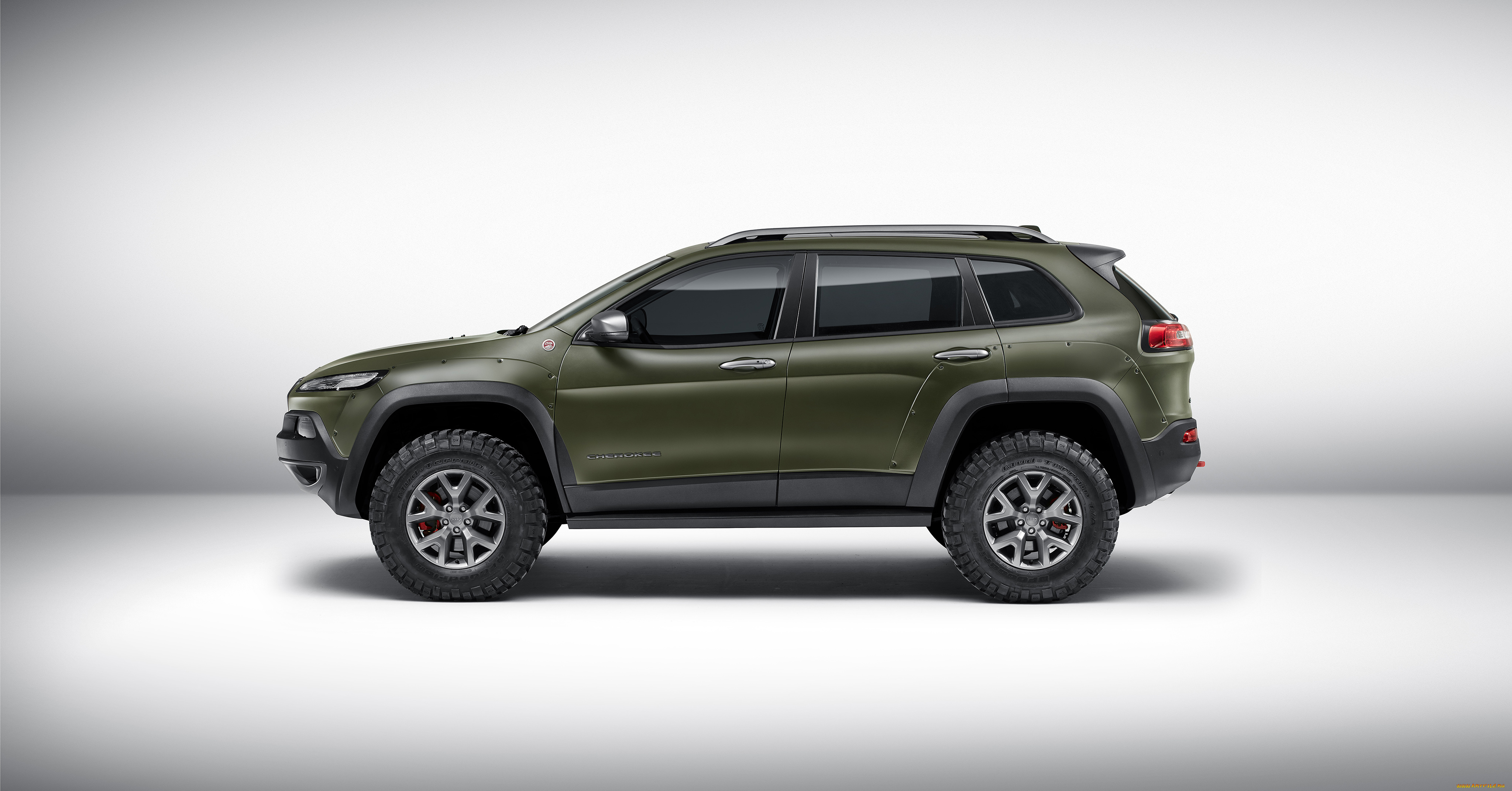 автомобили, jeep, concept, зеленый, kl, 2015г, krawler, cherokee