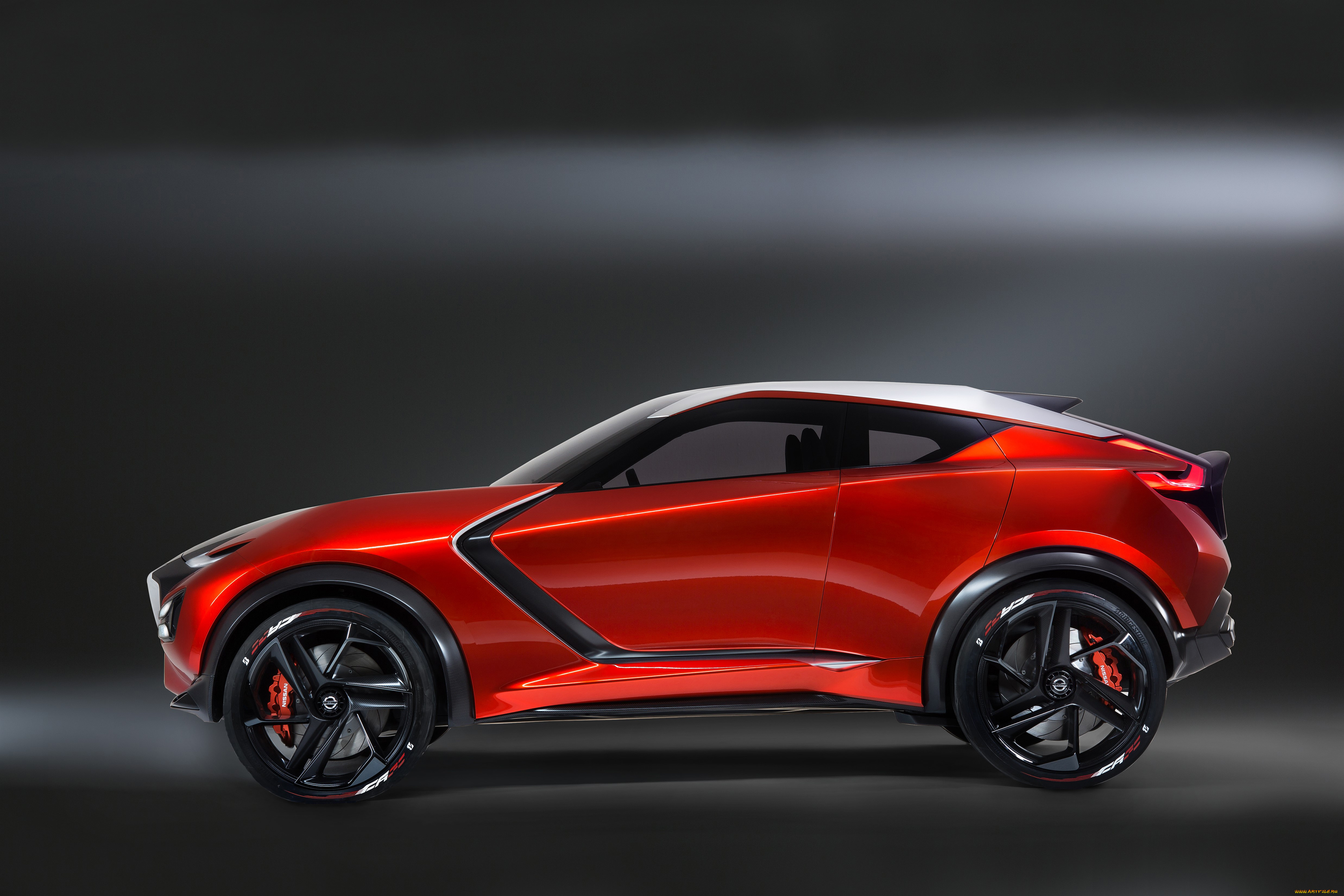 автомобили, nissan, datsun, concept, 2015г, красный, gripz