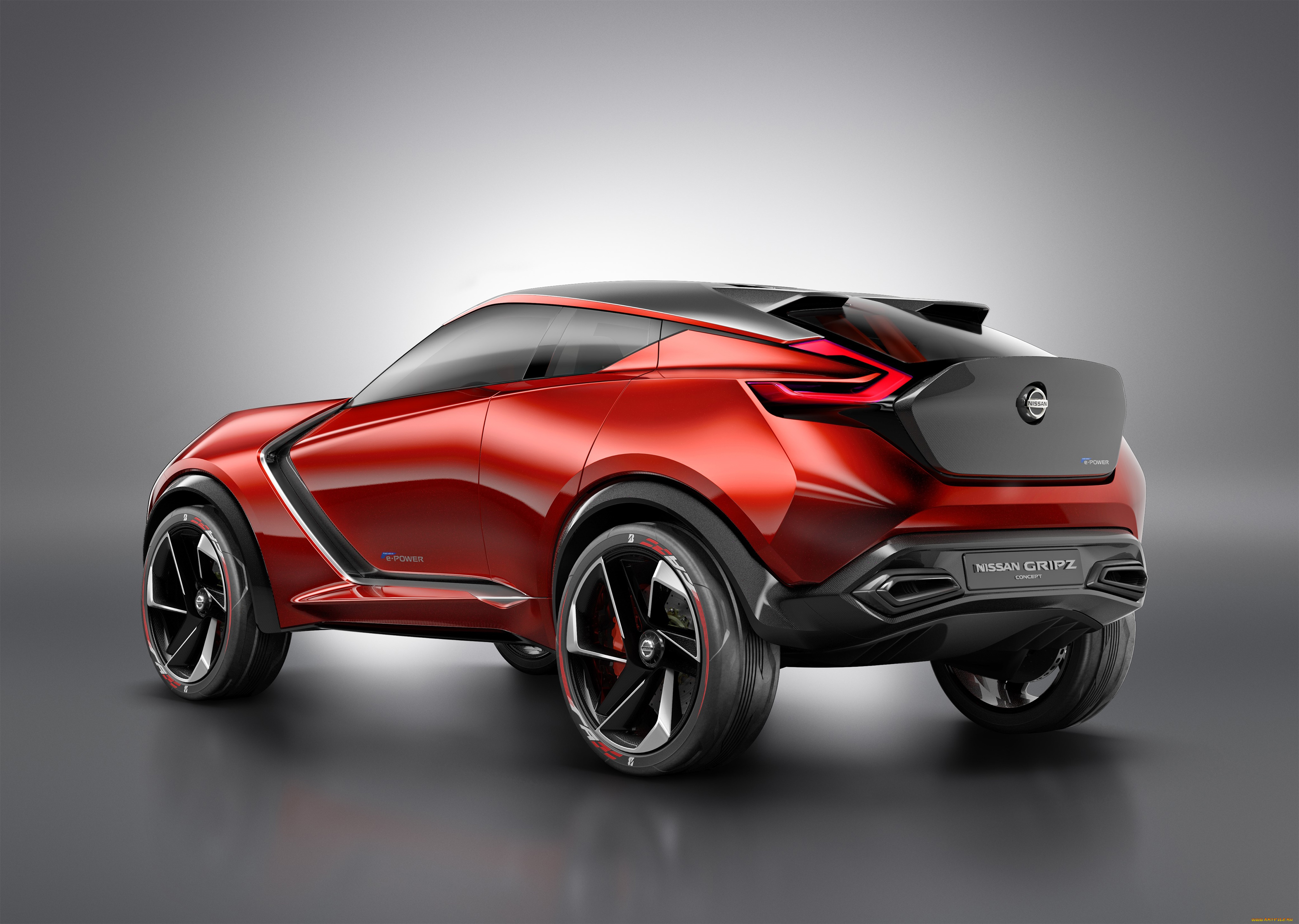 автомобили, nissan, datsun, 2015г, gripz, concept, красный