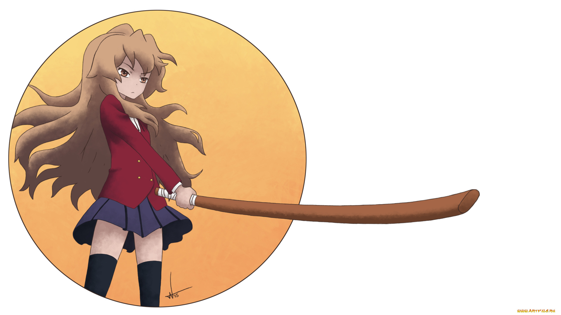 аниме, toradora, айсака, тайга