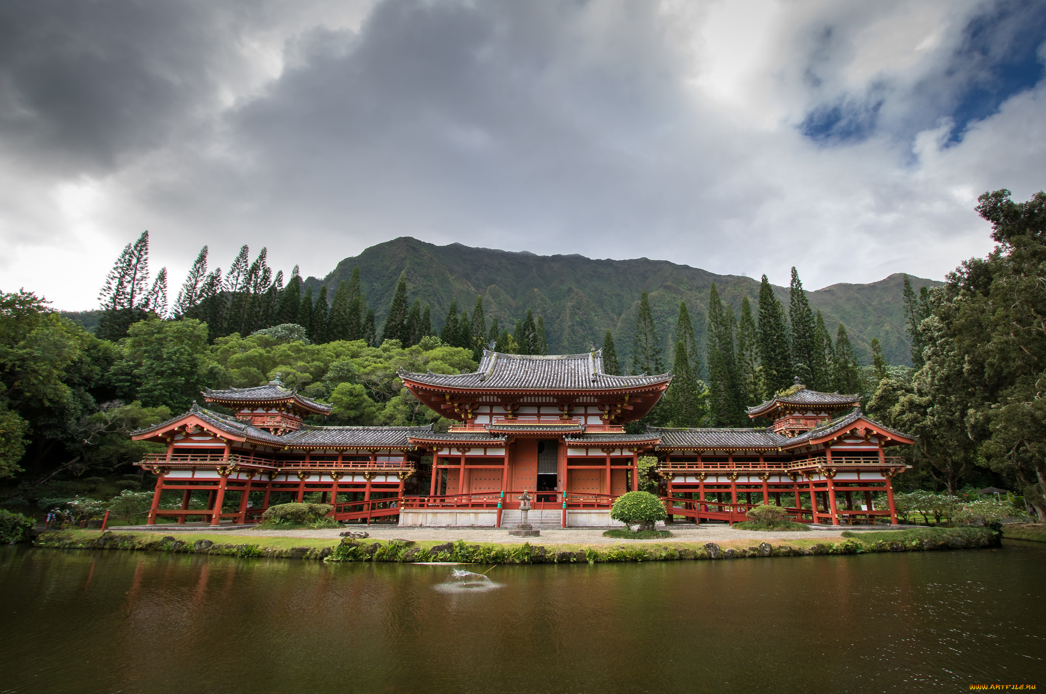 buddhist, temple, hawaii, города, -, буддийские, и, другие, храмы, храм