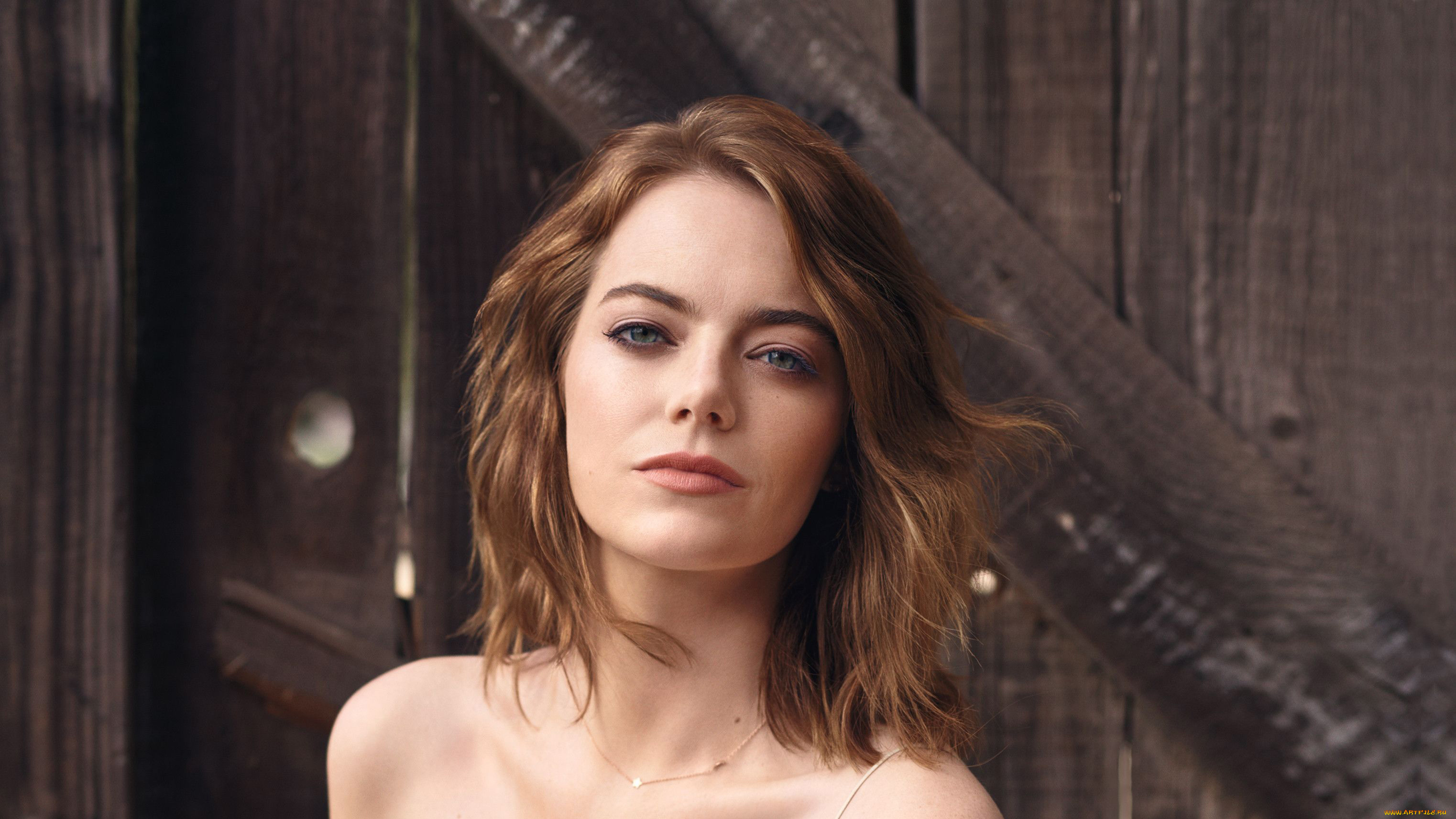 девушки, emma, stone, сарай, лицо, рыжая, emma, stone