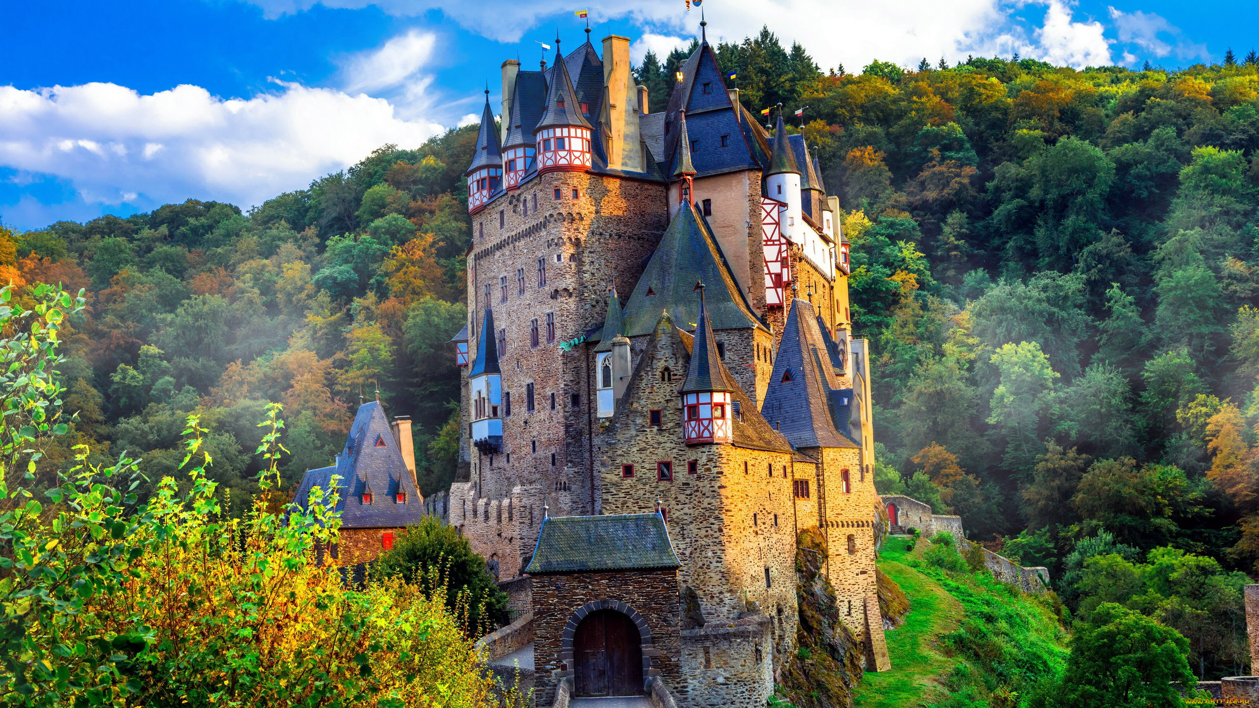 eltz, castle, города, замки, германии, eltz, castle