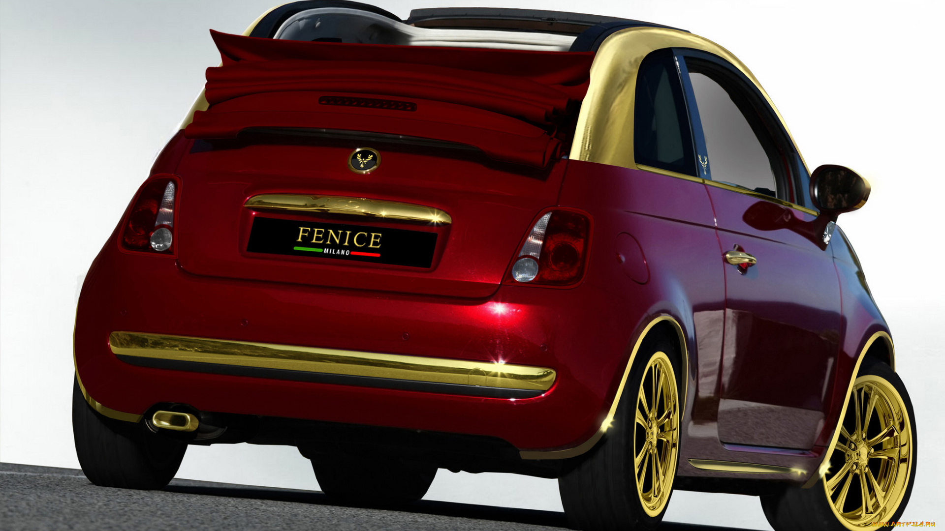 fiat, 500c, la, dolce, vita, by, fenice, milano, автомобили, 3д